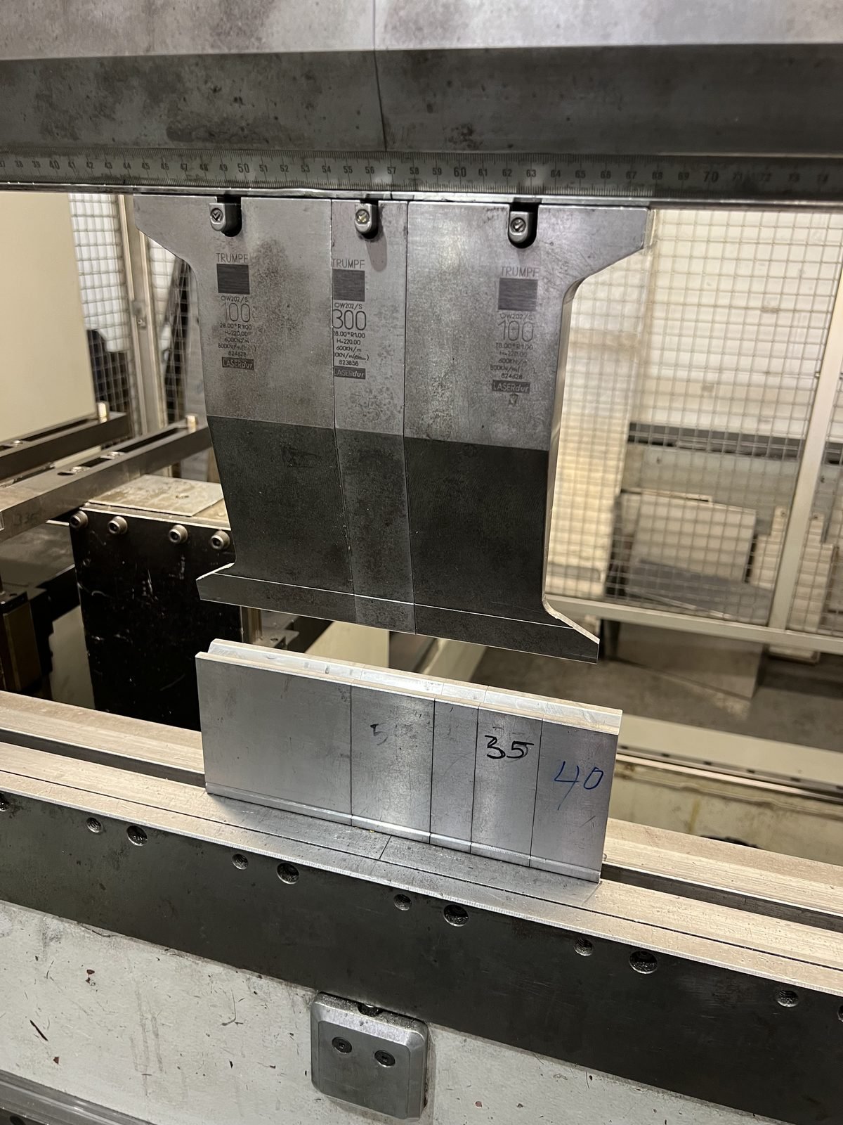 TRUMPF press-brake tooling for NC folding
